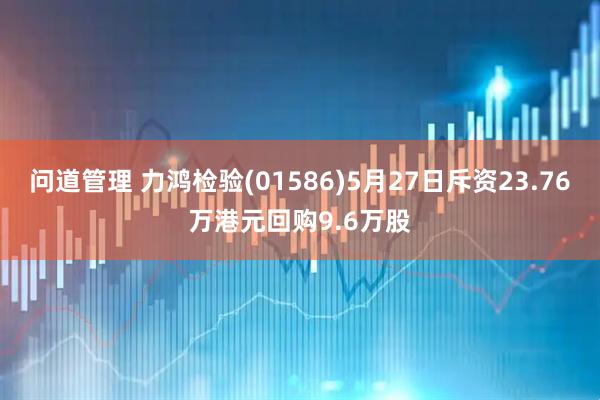 问道管理 力鸿检验(01586)5月27日斥资23.76万港元回购9.6万股